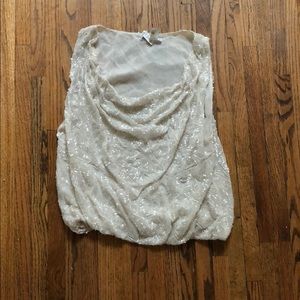 Alice + Olivia Sequin Blouse